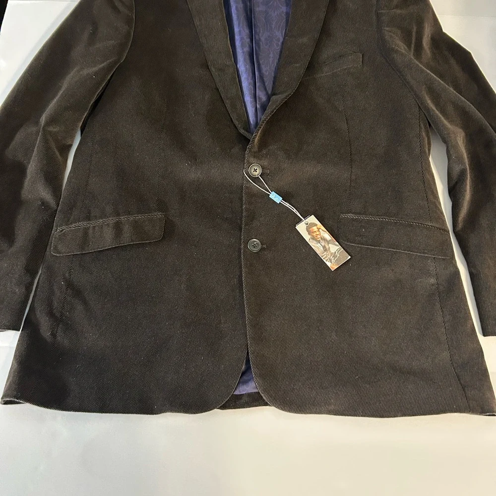 Classic Mens NWT Newton Brown‎ Corduroy Blazer